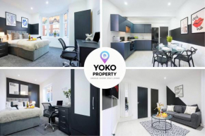 Marlborough Apartment in Prime Location - 4 Bedroom 4 Bathroom - Sleeps 8 - Free Parking, Self-Check-In, Workspace, Fast Wifi and Smart TV by Yoko Property